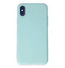 iPhone X Kılıf First Silikon - Turkuaz