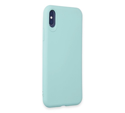 iPhone X Kılıf First Silikon - Turkuaz iPhone X Kılıf First Silikon - Turkuaz