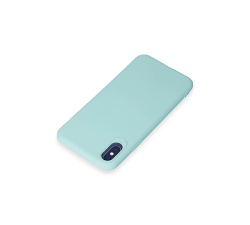 iPhone X Kılıf First Silikon - Turkuaz iPhone X Kılıf First Silikon - Turkuaz