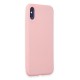 iPhone X Kılıf First Silikon - Pudra