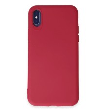 iPhone X Kılıf First Silikon - Fuşya