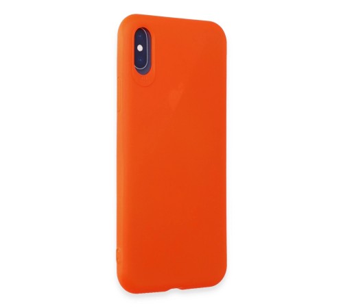 iPhone X Kılıf First Silikon - Parlak Turuncu iPhone X Kılıf First Silikon - Parlak Turuncu