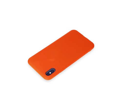 iPhone X Kılıf First Silikon - Parlak Turuncu iPhone X Kılıf First Silikon - Parlak Turuncu