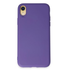 iPhone XR Kılıf First Silikon - Mor