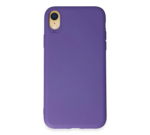 iPhone XR Kılıf First Silikon - Mor iPhone XR Kılıf First Silikon - Mor