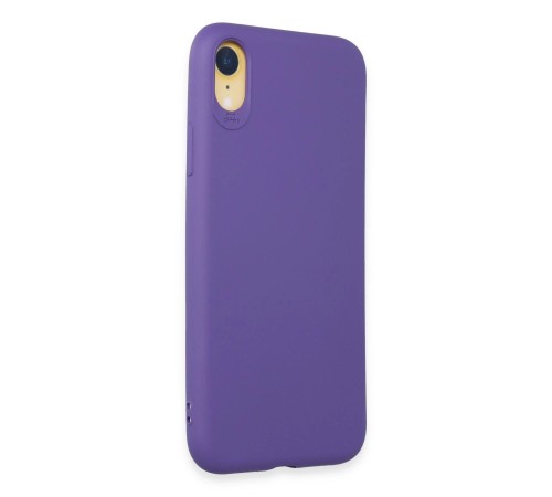 iPhone XR Kılıf First Silikon - Mor iPhone XR Kılıf First Silikon - Mor