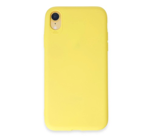iPhone XR Kılıf First Silikon - Sarı iPhone XR Kılıf First Silikon - Sarı
