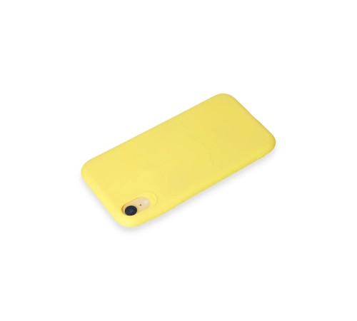 iPhone XR Kılıf First Silikon - Sarı iPhone XR Kılıf First Silikon - Sarı