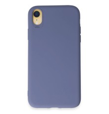 iPhone XR Kılıf First Silikon - Gri