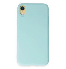 iPhone XR Kılıf First Silikon - Turkuaz