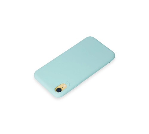 iPhone XR Kılıf First Silikon - Turkuaz iPhone XR Kılıf First Silikon - Turkuaz