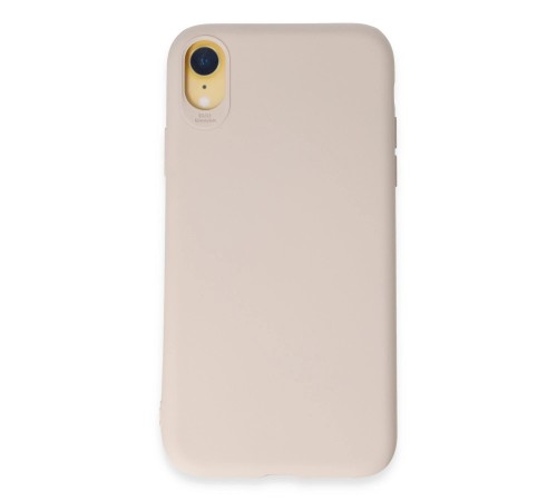 iPhone XR Kılıf First Silikon - Krem iPhone XR Kılıf First Silikon - Krem