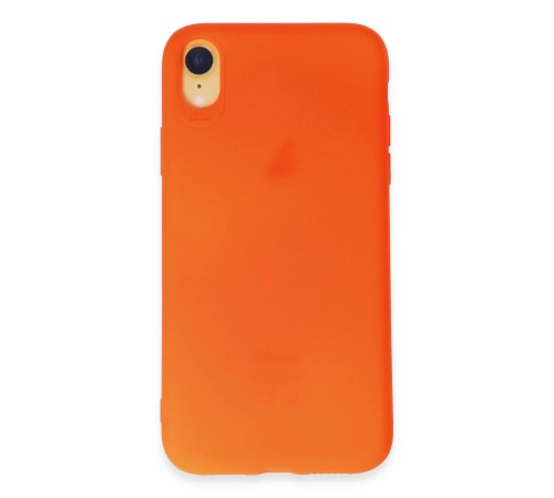 iPhone XR Kılıf First Silikon - Parlak Turuncu iPhone XR Kılıf First Silikon - Parlak Turuncu