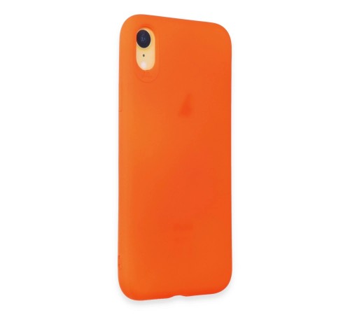 iPhone XR Kılıf First Silikon - Parlak Turuncu iPhone XR Kılıf First Silikon - Parlak Turuncu