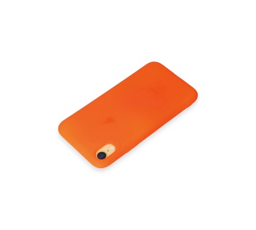 iPhone XR Kılıf First Silikon - Parlak Turuncu iPhone XR Kılıf First Silikon - Parlak Turuncu