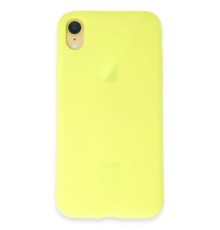 iPhone XR Kılıf First Silikon - Parlak Yeşil