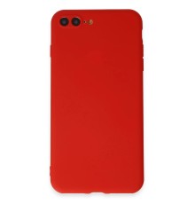 iPhone 7 Plus Kılıf First Silikon - Kırmızı