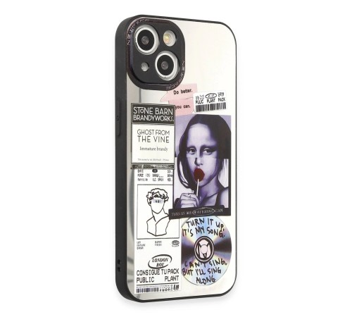 iPhone 15 Kılıf Mirror Desenli Kapak - Mirror - 2 iPhone 15 Kılıf Mirror Desenli Kapak - Mirror - 2