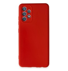 Samsung Galaxy A32 Kılıf First Silikon - Kırmızı