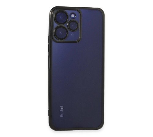 Xiaomi Redmi 12 Kılıf Razer Lensli Silikon - Siyah