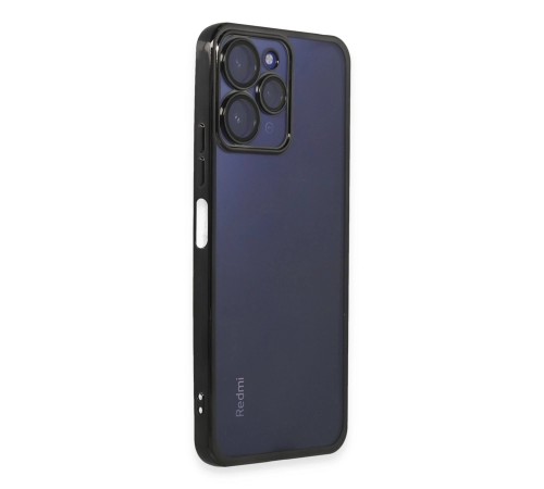 Xiaomi Redmi 12 Kılıf Razer Lensli Silikon - Siyah