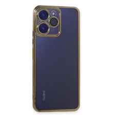 Xiaomi Redmi 12 Kılıf Razer Lensli Silikon - Gold