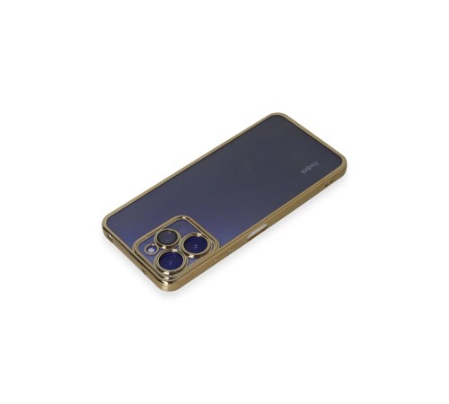 Xiaomi Redmi 12 Kılıf Razer Lensli Silikon - Gold