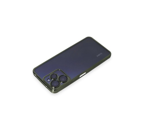 Xiaomi Redmi 12 Kılıf Razer Lensli Silikon - Yeşil Xiaomi Redmi 12 Kılıf Razer Lensli Silikon - Yeşil