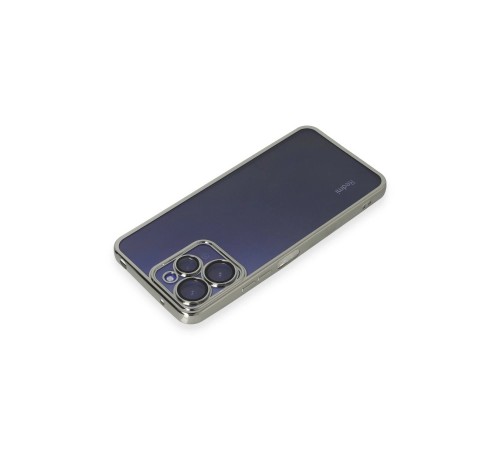 Xiaomi Redmi 12 Kılıf Razer Lensli Silikon - Gümüş