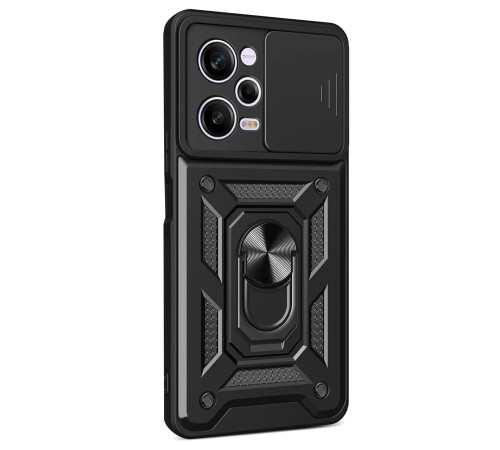 Xiaomi Redmi Note 12 Pro 5G Kılıf Pars Lens Yüzüklü Silikon - Siyah Xiaomi Redmi Note 12 Pro 5G Kılıf Pars Lens Yüzüklü Silikon - Siyah