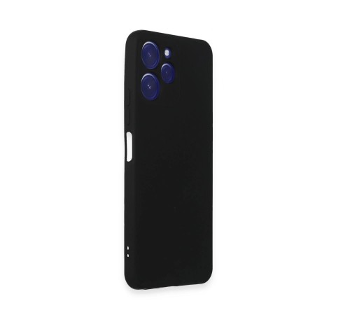 Xiaomi Redmi 12 Kılıf Nano içi Kadife Silikon - Siyah Xiaomi Redmi 12 Kılıf Nano içi Kadife Silikon - Siyah