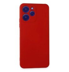 Xiaomi Redmi 12 Kılıf Nano içi Kadife Silikon - Kırmızı