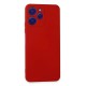 Xiaomi Redmi 12 Kılıf Nano içi Kadife Silikon - Kırmızı