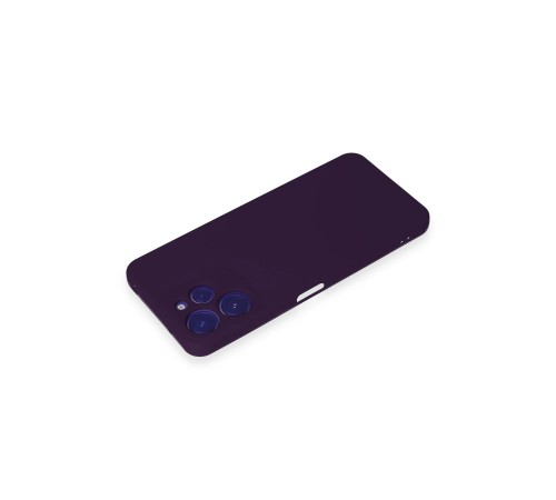 Xiaomi Redmi 12 Kılıf Nano içi Kadife Silikon - Mor Xiaomi Redmi 12 Kılıf Nano içi Kadife Silikon - Mor