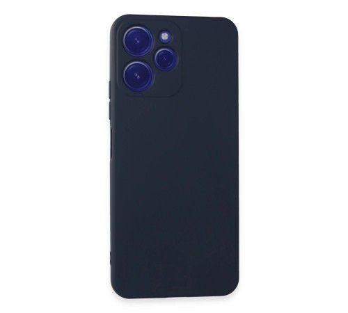 Xiaomi Redmi 12 Kılıf Nano içi Kadife Silikon - Lacivert Xiaomi Redmi 12 Kılıf Nano içi Kadife Silikon - Lacivert