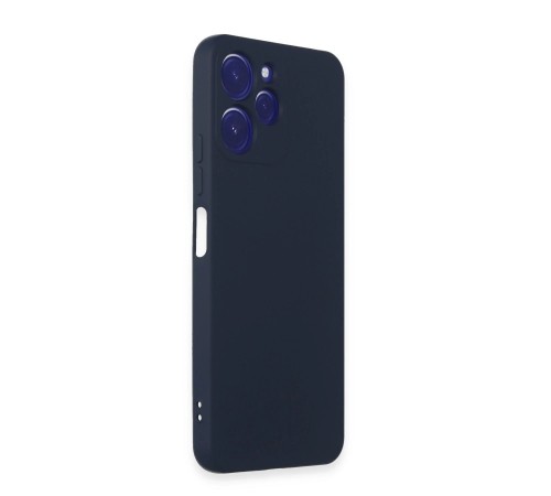 Xiaomi Redmi 12 Kılıf Nano içi Kadife Silikon - Lacivert Xiaomi Redmi 12 Kılıf Nano içi Kadife Silikon - Lacivert