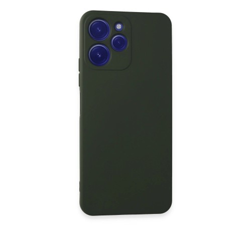 Xiaomi Redmi 12 Kılıf Nano içi Kadife Silikon - Koyu Yeşil Xiaomi Redmi 12 Kılıf Nano içi Kadife Silikon - Koyu Yeşil