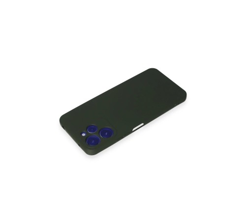 Xiaomi Redmi 12 Kılıf Nano içi Kadife Silikon - Koyu Yeşil Xiaomi Redmi 12 Kılıf Nano içi Kadife Silikon - Koyu Yeşil