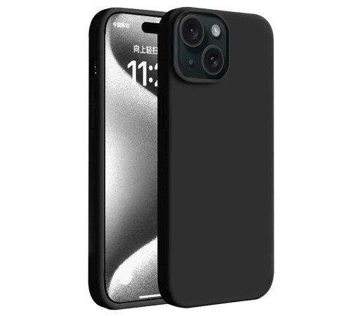 iPhone 15 Kılıf First Silikon - Siyah iPhone 15 Kılıf First Silikon - Siyah