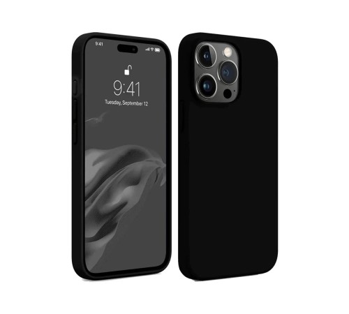 iPhone 15 Pro Kılıf First Silikon - Siyah iPhone 15 Pro Kılıf First Silikon - Siyah