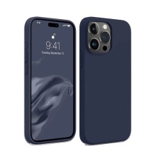 iPhone 15 Pro Kılıf First Silikon - Lacivert