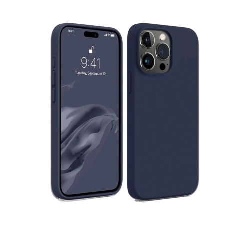 iPhone 15 Pro Kılıf First Silikon - Lacivert iPhone 15 Pro Kılıf First Silikon - Lacivert