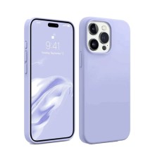 iPhone 15 Pro Kılıf First Silikon - Lila