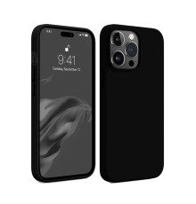 iPhone 15 Pro Max Kılıf First Silikon - Siyah