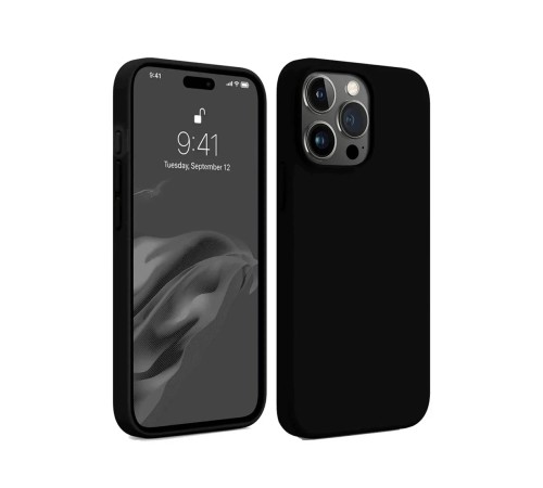 iPhone 15 Pro Max Kılıf First Silikon - Siyah iPhone 15 Pro Max Kılıf First Silikon - Siyah