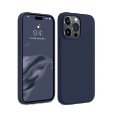 iPhone 15 Pro Max Kılıf First Silikon - Lacivert