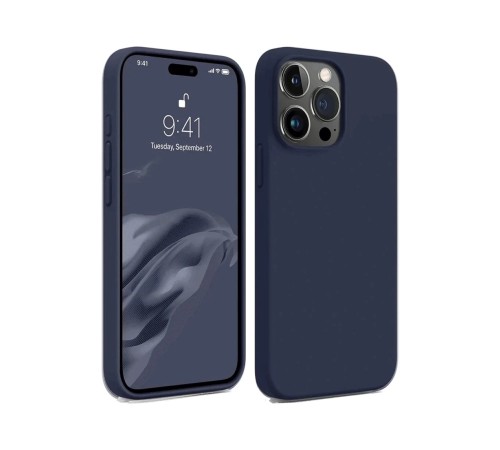 iPhone 15 Pro Max Kılıf First Silikon - Lacivert iPhone 15 Pro Max Kılıf First Silikon - Lacivert