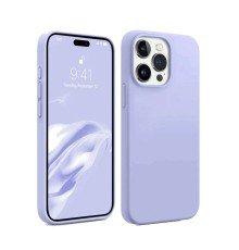iPhone 15 Pro Max Kılıf First Silikon - Lila