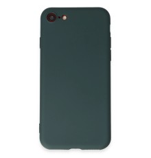 iPhone 7 Kılıf First Silikon - Koyu Yeşil