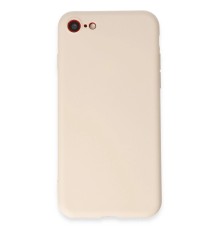 iPhone 7 Kılıf First Silikon - Krem